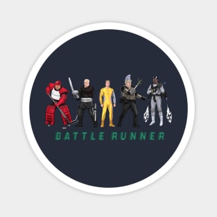 Battle Runner - The Running Man Japanese Title Tribute Tee Magnet